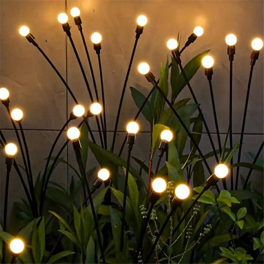 Solar Firefly LED Lights - Waterproof Outdoor Garden Decor