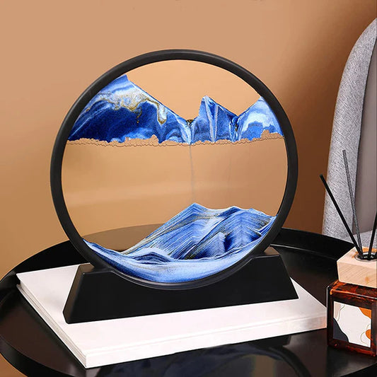 Dynamic 3D Moving Sandscape Frame