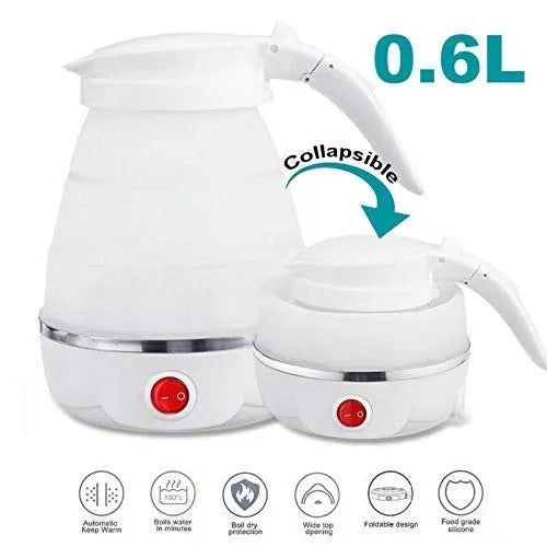 Portable Folding Electric Kettle (Random Color)