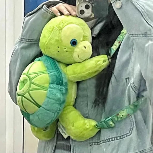 Super Soft Baby Sea Turtle Plush Backpack for Kids – 30cm