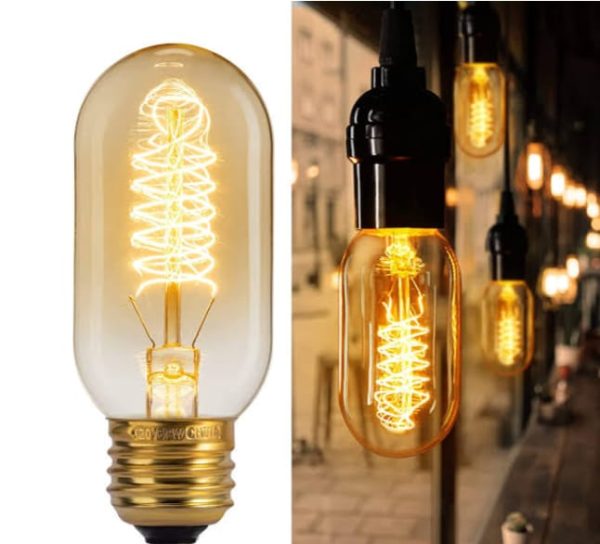 Screw Base Light Bulb (40W) - Vintage Style