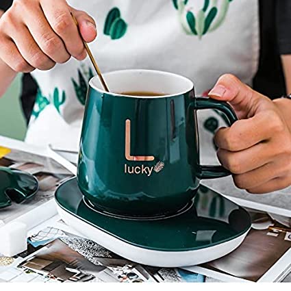 Ceramic Cup with Self Heating Pad
