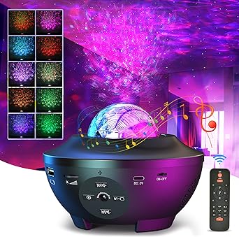 Galaxy Star Projector Lamp - LED Universe & Night Sky Light