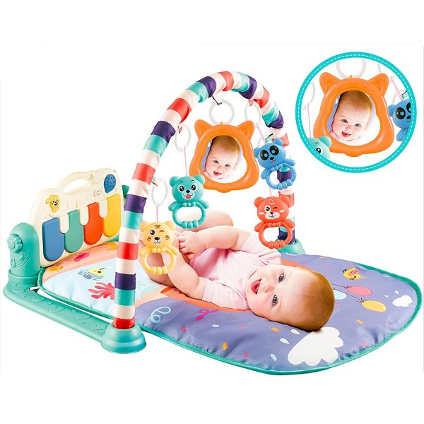 Kids Musical Piano Gym Mat with Lights & Music