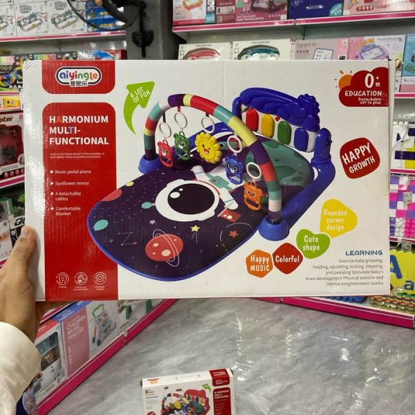 Kids Musical Piano Gym Mat with Lights & Music